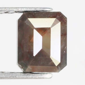 Natural Loose Rustic Diamond, Emerald Cut Diamond, Minimal Diamond, Handcrafted Jewelry Making Diamond 0.66 Ct | NJ321