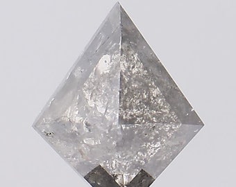 1.13 CT Kite Salz und Pfeffer Diamant: Loser Diamant im Rosenschliff, 8.70 MM