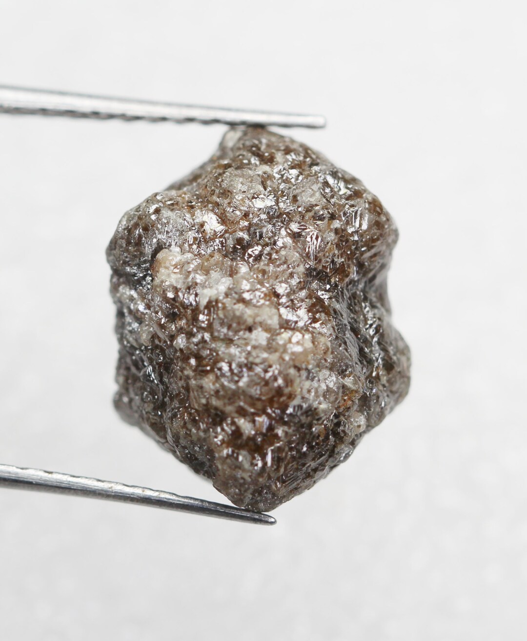 8.45 CT 12.9 X 10.0 MM Uncut Diamond Rough Diamond Brown Color Raw ...