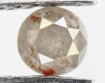 Diamant Brut Gris Poivre Et Sel 0,65 Carats - Taille Marquise, 7.40mm, Naturel Non Traité, Provenance Afrique Du Sud