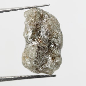 6.37 CT 14.0 X 8.4 MM Rough Diamond Uncut Diamond Raw Diamond Natural Diamond Grey Color NJ402