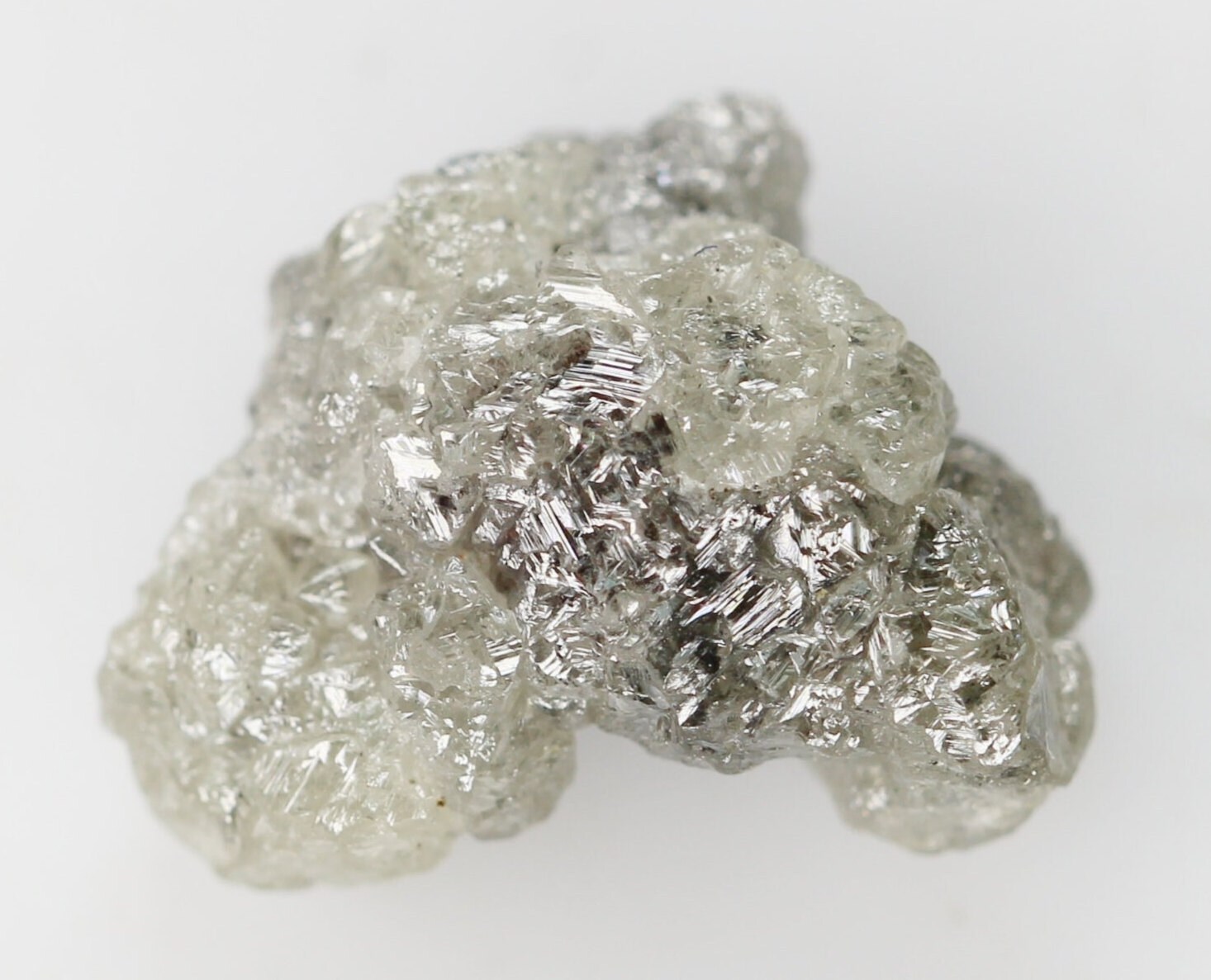 ダイアモンド　E 3.63 CT 11.2 X 8.8 MM Rough Diamond Uncut Diamond Raw Diamond