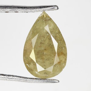 Natural Fancy Diamond Pear Shape Diamond Fancy Color Pear cut Loose Diamond 0.37 CT 6.1 X 4.0 MM Grey Diamond Real Diamond NJ776