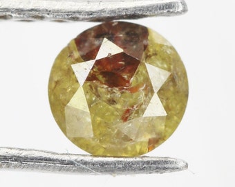 Natürlicher gelber Diamant, runder Diamant im Brillantschliff, natürlicher loser Diamant, Schmuckherstellung Diamant | 0.21 CT, 3,6 MM (Durchmesser)