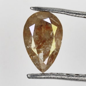 Natural Fancy Diamond Pear Shape Diamond Fancy Color Pear cut Loose Diamond 0.27 CT 5.8 X 3.8 MM Grey Diamond Real Diamond NJ786