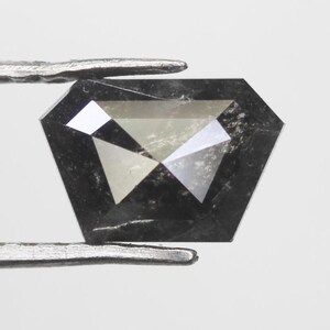 0.57 Ct, Natural Salt And Pepper Loose Diamond Geometric Shape Diamond For Ring