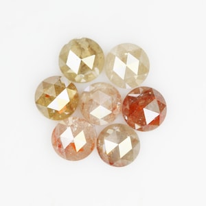 1.35 Ct Natural Loose Diamond, Rose Cut Diamond, Round Cut Diamond, Rustic Diamond, Round Rose Cut Diamond, Rose Cut NJ164
