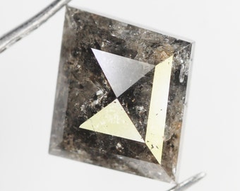 1,49 Karat Drachen-Salz-und-Pfeffer-Diamant, loser Diamant im Rosenschliff