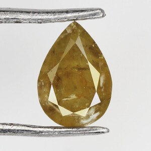Natural Fancy Diamond Pear Shape Diamond Fancy Color Pear cut Loose Diamond 0.18 CT 4.7 X 3.3 MM Yellow Diamond Real Diamond NJ788