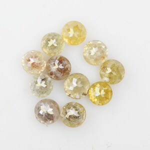 1.18 CT Natural Loose Diamond Fancy Yellow Color Round Rose Cut NJ42