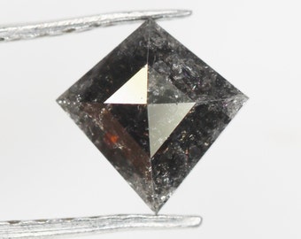 Kite Salt and Pepper Diamond, 0,60 ct loser schwarzer Diamant
