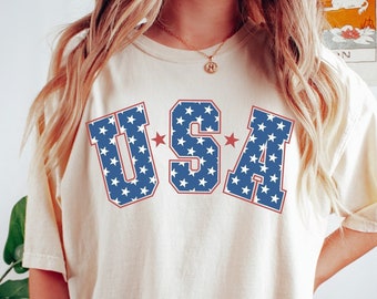 Camiseta retro de EE. UU., camiseta gráfica de EE. UU., camiseta del 4 de julio, camiseta moderna del 4 de julio, camiseta del Día de la Independencia, camiseta gráfica del 4 de julio, 4 de julio