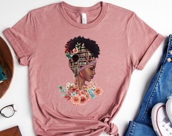Black Queen Book Lover Shirt, Black Girl Magic