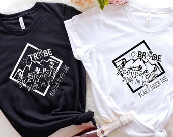 Scottsdale Before The Veil Shirts, Scottsdale Bachelorette Party, Desert Bride Tribe, Arizona Girls Trip, Cactus Theme Bridal Party Tees