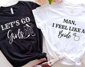 Cowgirl Bachelorette Party Shirts: Nash Bash Bride & Team Bride