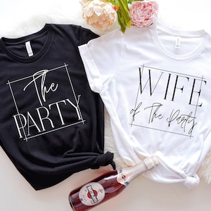 Wife Of The Party Shirt, Bach Crew, Bachelorette Party Favors, Wedding Gifts, Bridal Shower Tee, Engagement Party Shirts, Bridesmaid Shirt