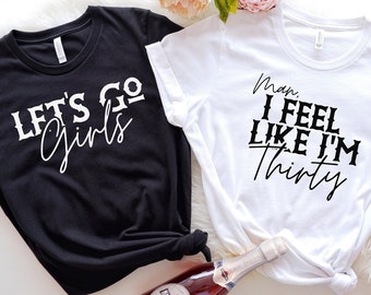 Dirty Thirty T-Shirt: 30th Birthday Party Vacation Shirt