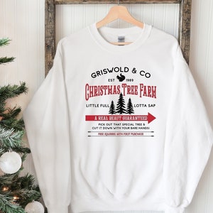 Christmas Vacation Tree Sweatshirt, Griswold Christmas Tree Farm Shirt, Farm Fresh Christmas Trees Sweatshirt, Holiday Sweater, Xmas Gifts