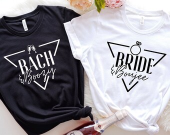 Bride & Boujee T-Shirt: Bachelorette Party Bridal Shower Gift
