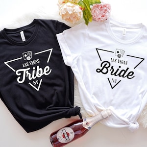 Las Vegas Bachelorette Party Shirt: Bride Tribe Tee