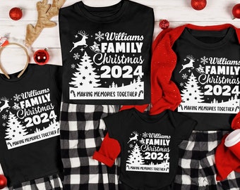Custom Christmas Family Shirt, Christmas Gifts, 2024 Christmas Crew Shirt, Family Christmas Pajamas, Christmas Tshirt Family, Cristmas Tees