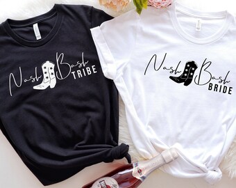 Nash Bash Bride Tribe Shirt: Nashville Bachelorette Party Tee