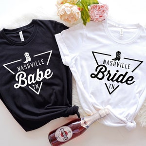 Nashville Bride Shirt, Bachelorette Party Favors, Wedding Gifts, Nashville Bash Shirt, Nashville Bridal Party, Bridesmaid Shirt, Nash Bash