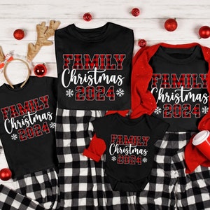 Family Christmas 2024 Shirt, Xmas Matching Pajama Shirt, Family Matching Christmas Shirts, Holiday Family Shirts, Christmas Group T-shirt