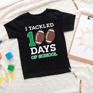 I tackled 100 days of school , Teacher appreciation shirt,  Hundred days, Kids T-shirt, Teacher shirts, Gift for kids, Back to school