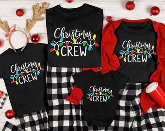 Christmas Crew 2022 Shirt, Christmas Lights Shirt, Family Christmas Shirts, Christmas Gifts, Family Christmas Pajamas, Christmas Tees