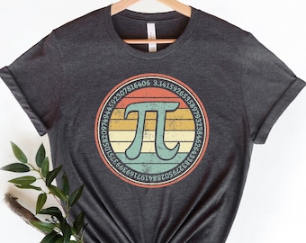 Pi Day Retro Circle Shirt, Funny Math Teacher Gift