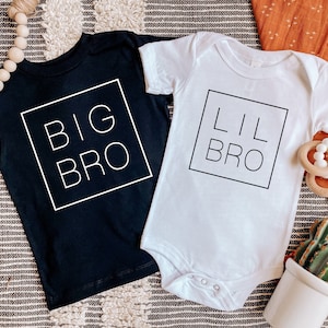 Big Bro Lil Bro Shirts, Shirts For Brothers, Bro Shirt, Brother Shirt, Shirt for Siblings, Brother Gift, Family Matching Shirt