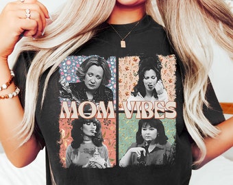 90’s Mom Vibes Shirt, Funny Mom Shirt, Mom Life Shirt, Trendy Funny Mom T-Shirt, Retro Mother Shirts, Mother's Day Gift, Cool Mom Gifts