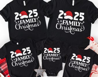 2025 Family Christmas Shirt, Matching Holiday Crewneck