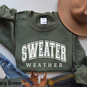 Sweater Weather Sweatshirt, Cozy Sweatshirt, Fall Sweatshirt, Retro Fall Crewneck, Womens Fall Sweaters, Cozy Sweater Weather, Fall Shirts