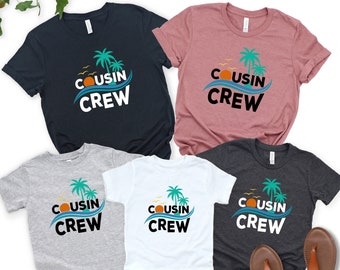 Cousin Crew Vacation Shirt: Matching Family Reunion Tee