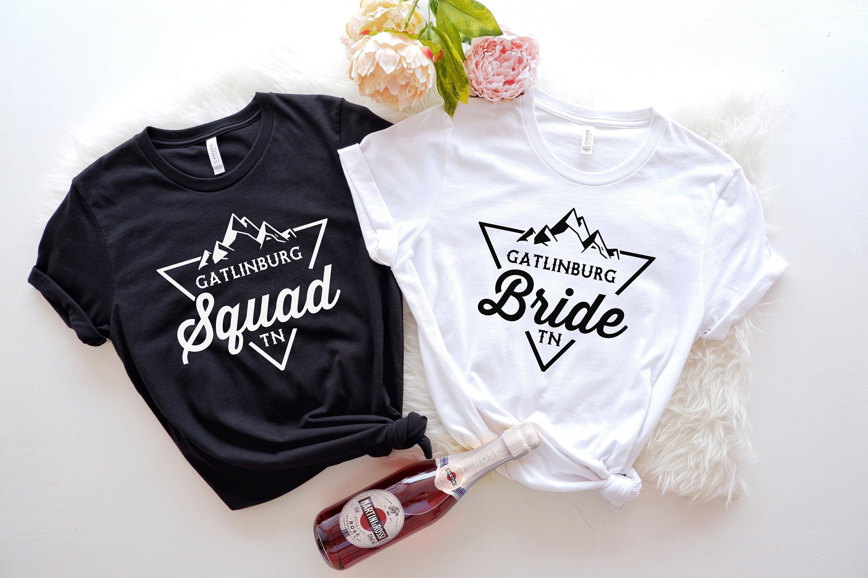 Gatlinburg Bachelorette Party Shirts: Smoky Mountains Bride & Team Bride