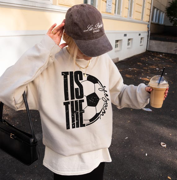 Soccer Season Sweatshirt, Tis The Season Shirt, Game Day Sweater, Soccer Mom Graphic Tee, Match Day T Shirt, Cute Fall Sports Tee