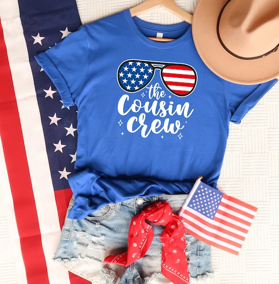 Cousin Crew Shirt, Patriotic Family, Matching Cousins Tee, Cousin Fourth of July, 4th of July T-shirt, Fourth Of July Crew, Independence Day