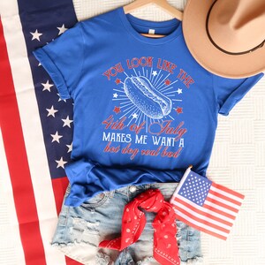 Funny 4th of July Shirt, 4th of July Hot Dog Shirt, Independence Day Tee, Funny 4th July Shirt, Hot Dog Lover Shirt, Patriotic Shirt, USA bild 4