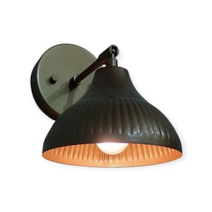 Mid-Century Modern Antique Brass Italian Wall Sconce | Cone Wall Sconce Light | Wall Light Fixture | Brass Wall Sconce Light | Light Fixture
