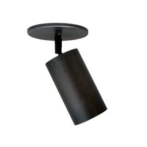 1950s Vintage Brass Spotlight Fixture: Adjustable Art Deco Lighting