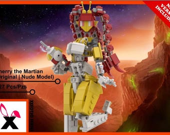 Xotic Waifus: Cherry the Martian Princess | Digitale handleiding Lego Action Figure