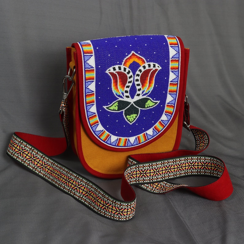 Beliacci Canvas Crossbody Shoulder Bag. Handmade Native Etsy