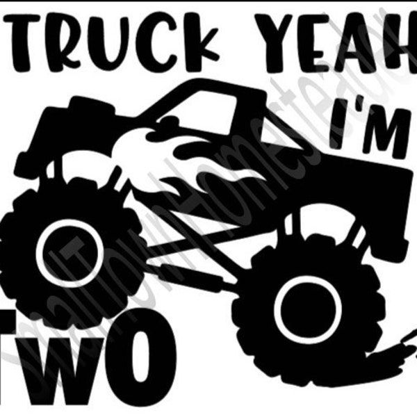 Monster Truck Cricut - Etsy