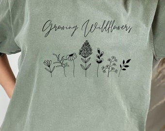 Growing Wildflowers SVG, Flowers svg, Motherhood svg, Gardening svg