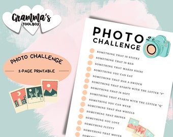 Photo Challenge!! Printables for Kids and Adults, Indoor and Outdoor, Fun Activities, Fun Family Activities