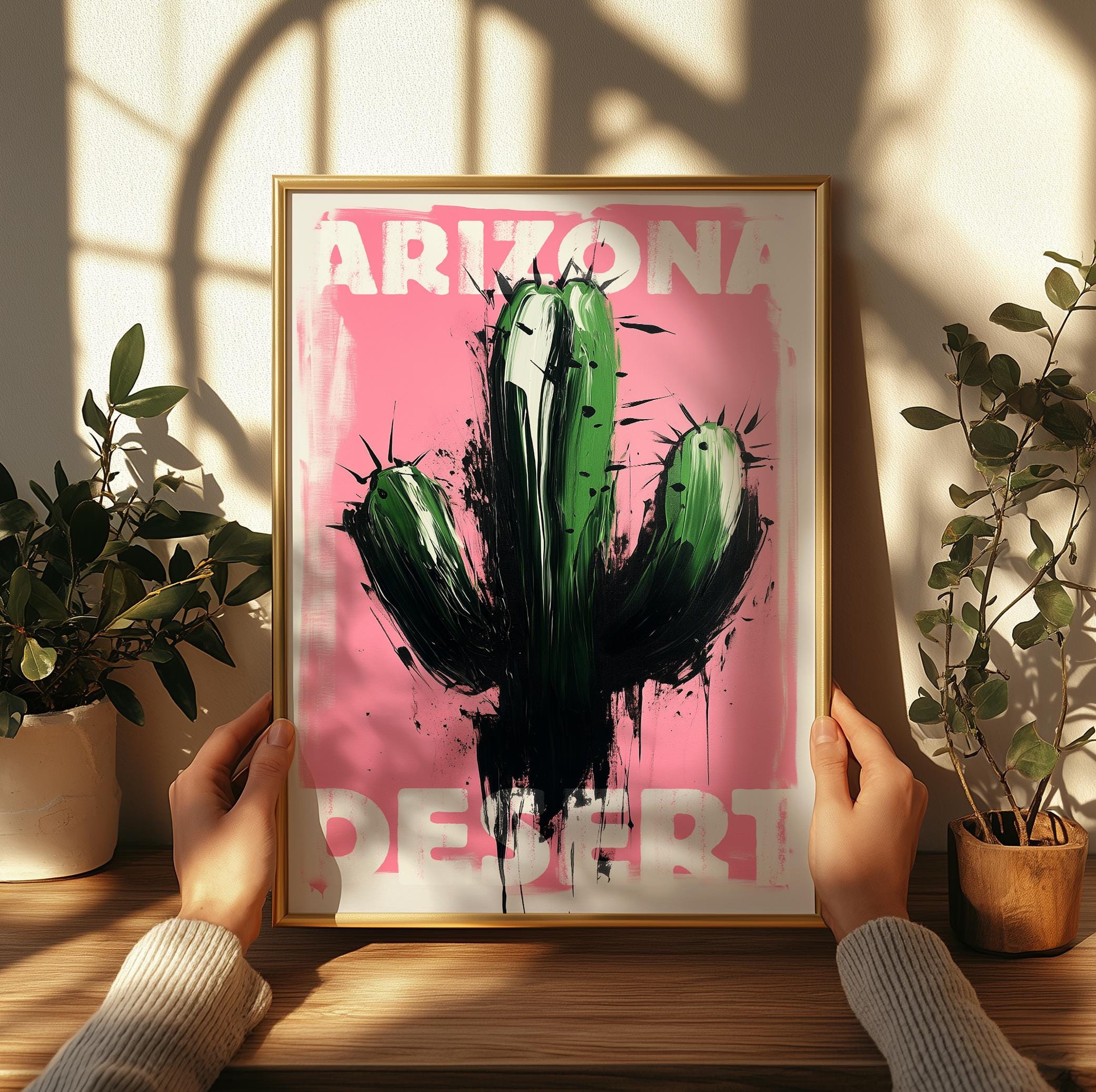 ミニマリスト 咲き乱れるポスター アリゾナサボテン ミニマリスト 咲き乱れるポスター アリゾナサボテン Amazon.co