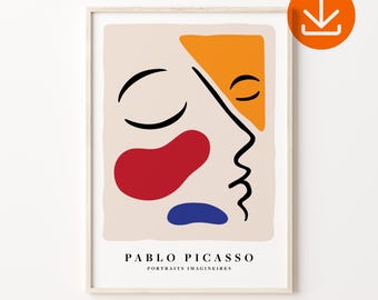 ピカソプリント ピカソアートスケッチプリント ピカソポスター