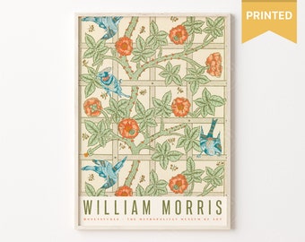 William Morris Poster, William Morris Art Print, Exhibition Art Poster, Morris Flower Print, Morris Wall Decor, William Morris Poster